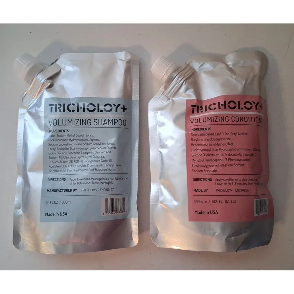 Trichology + Shampoo Anti-Hair Fall Less Shedding Volumizing Shampoo Conditioner